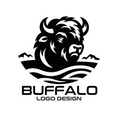Buffalo Vector Logo Design