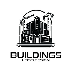 Fototapeta premium Buildings Vector Logo Design
