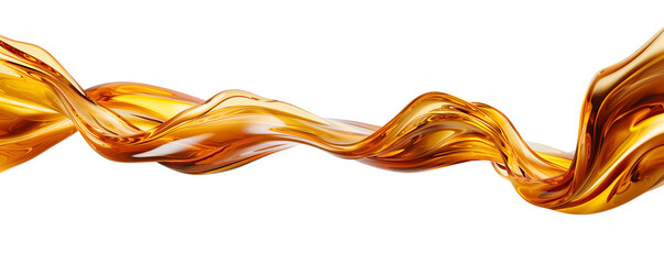 Dark oil splash cut out