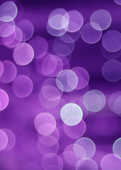 Vivid Gradient Purple Bokeh for Abstract Background