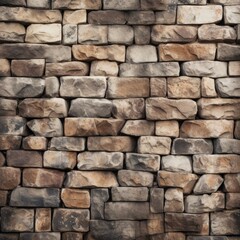 Obraz premium b'Rough Cut Ledgestone Ashlar Random Blend Wall Texture'