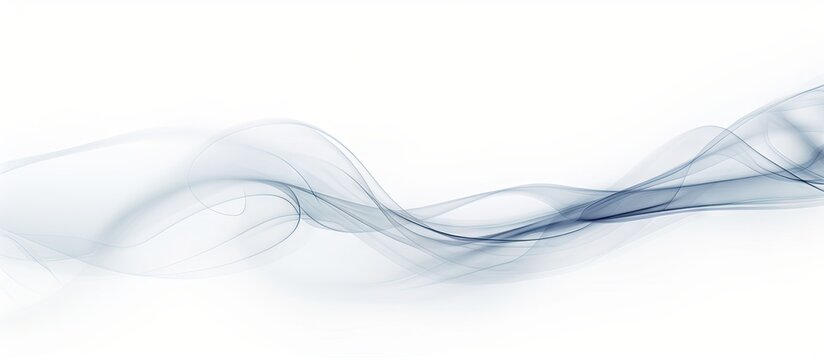 Swirling smoke on white backdrop