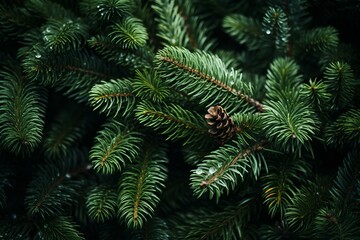 b'Close up of a pine tree'