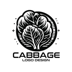 Cabbage Vector Logo Design