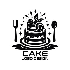 Cake Vector Logo Design