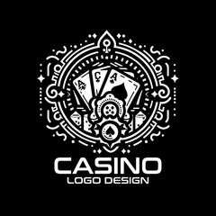 Casino Vector Logo Design