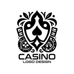 Casino Vector Logo Design