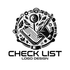 Check List Vector Logo Design
