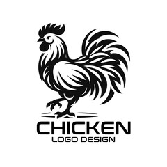 Chicken Vector Logo Design 