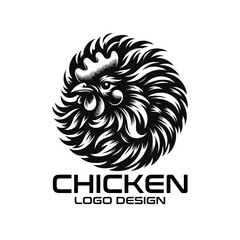 Chicken Vector Logo Design 
