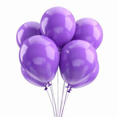 .KSviolet balloons bunch for birthday party 