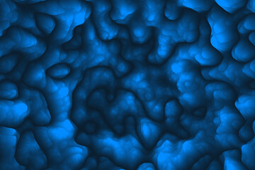 Abstract dark blue organic pattern texture illustration background.
