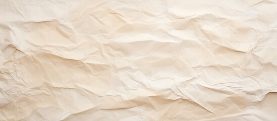 Wrinkled paper with a soft texture