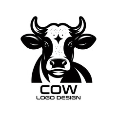 Cow Vector Logo Design