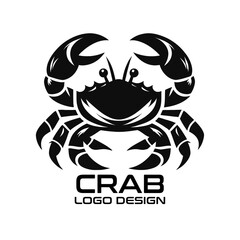 Crab Vector Logo Design