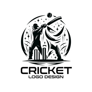 Cricket Vector Logo Design