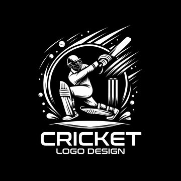 Cricket Vector Logo Design
