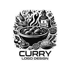 Curry Vector Logo Design