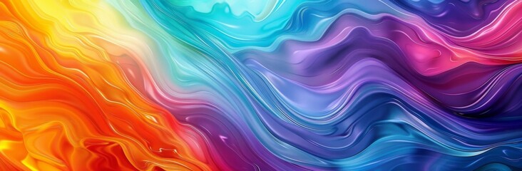 Fototapeta premium Abstract background with colorful waves and curves, vector illustration