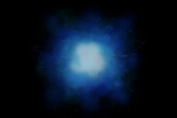 black background with blue gradient