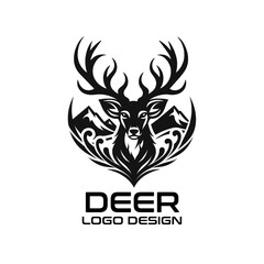 Deer Vector Logo Design 