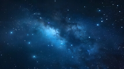 Night sky - Universe filled with stars, nebula and galaxy