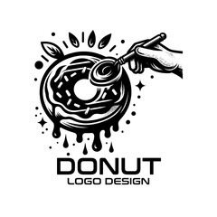 Donut Vector Logo Design