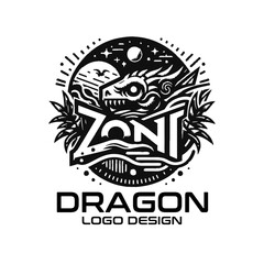 Dragon Vector Logo Design