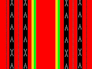 Illustration of the Traditional Weaved Igorot Costume. Philippines Tribal Ethnic Group Seamless Pattern