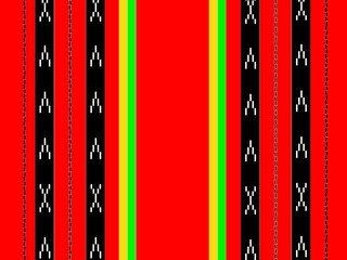 Illustration of the Traditional Weaved Igorot Costume. Philippines Tribal Ethnic Group Seamless Pattern