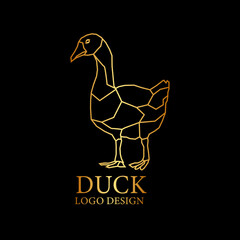 Duckling Vector Logo Design