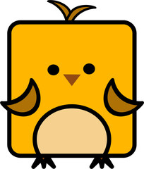 Cute animal icons can be modified. Suitable for general work