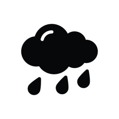 Drizzle vector icon