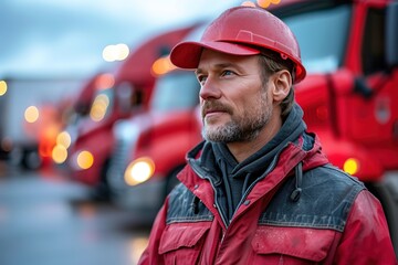 Truck Driver's Load Verification Scenes depicting the verification process for ensuring accurate cargo loading