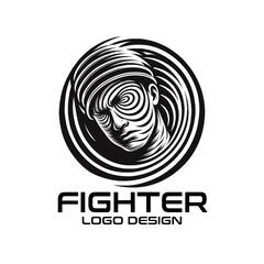 Fighter Vector Logo Design