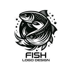 Fish Vector Logo Design