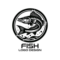 Obraz premium Fish Vector Logo Design