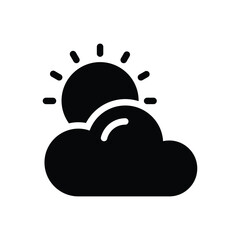 Partly Cloudy vector icon