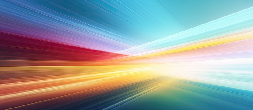 Blurred vibrant backdrop close-up