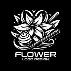 Flowers Vector Logo Design