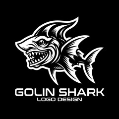 Goblin Shark Vector Logo Design