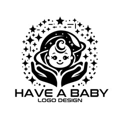 Have A Baby Vector Logo Design