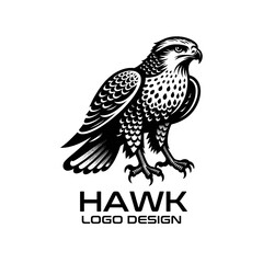 Hawk Vector Logo Design