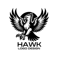 Hawk Vector Logo Design
