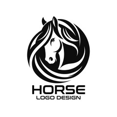 Horse Vector Logo Design