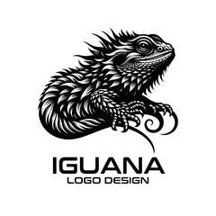 Iguana Vector Logo Design