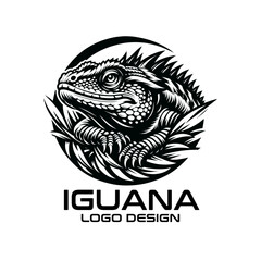 Iguana Vector Logo Design