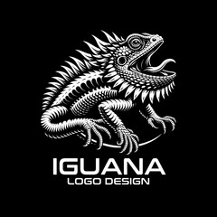 Iguana Vector Logo Design