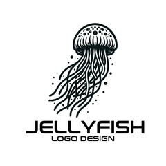 Jellyfish Vector Logo Design