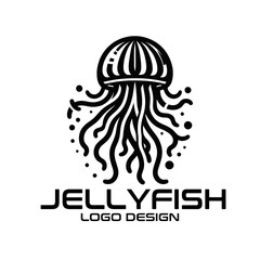 Jellyfish Vector Logo Design